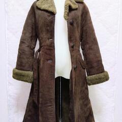 本物ムートンコート 古着