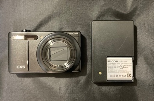 RICOH CX5 ブラック 1600万画素デジカメ