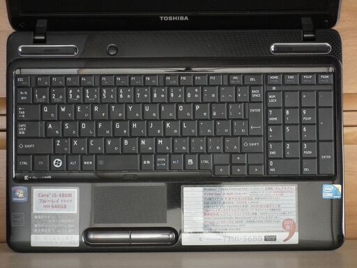 SSD256GB搭載WIN11Home 東芝Satellite T350/56BB Core-i5/ﾒﾓﾘ4GB
