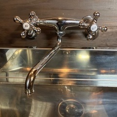 一層シンク　ステンレス　収納付き　おまけで水栓つきます