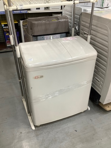 HITACHI 2槽式洗濯機　4.5kg PSｰH45L 2020年式　売場展開中