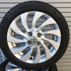 No.35スタッドレス175/55/15 4H PCD100 アルミ付4本セット