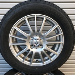 No.36スタッドレス185/65/15 4H PCD100 アルミ付4本セット