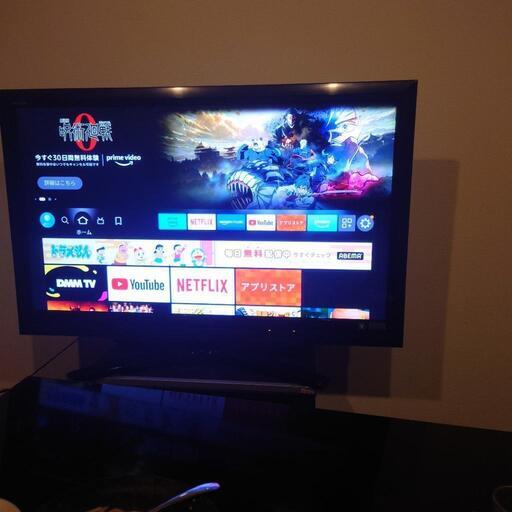 値下げしました！REGZA薄型テレビ42インチ テレビ台、FireStick付き