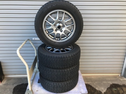 24スタッドレス 195/65/15 5H PCD114.3 アルミ付4本セット