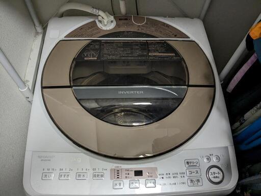 SHARP　洗濯機　7日処分予定『値下げしました！』