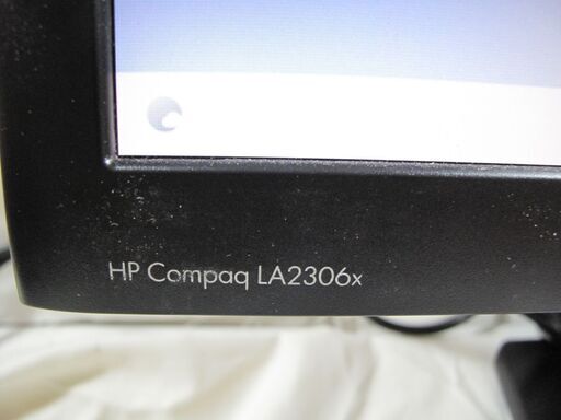 【動作確認済み】HP Compaq LA2306x/ 高さ調整 縦回転/ VGA/ DVI/ DP/ 液晶モニター エイチピー 中古 HP Compaq LA2306x 23インチ ワイド 液晶モニター