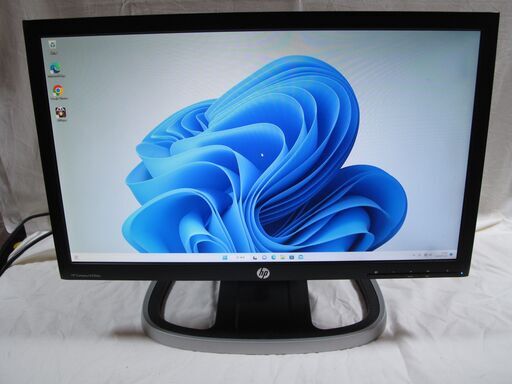 （値下げしました）モニター付き 省スペース HP Compaq 8200 USDT ★ Core i5-2500S/新品SSD256GB/メモリ8GB/Win 11/Office2021Pro