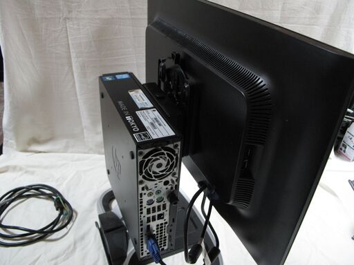 モニター付き 省スペース HP Compaq 8200 USDT ☆ Core i5-2500S/新品