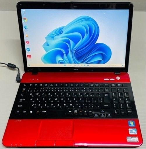 【引取先決定】配送可！　年賀状、Windows11搭載　NEC製ノートパソコンLaVie　ACアダプター付属