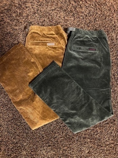 グラミチ コーデュロイパンツ CORDUROY NN-PANTS JUST CUT Lサイズ　定価12,980円　2点セット売り