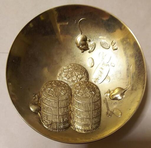 酒盛り金杯・金メッキ.24kGp