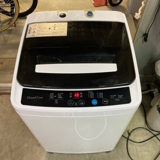 美品　2021年製　全自動洗濯機 5.0kg ホワイト　AS-WM50WT