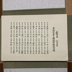 廣重画　東海道五十三次