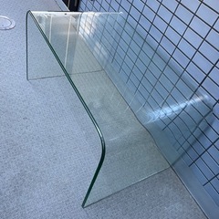 アクリルテーブル 透明ガラステーブル美品