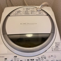 洗濯機 8kg TOSHIBA AW-80VM(W)