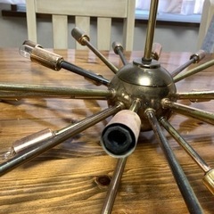 交渉中)アンティーク照明24灯スプートニクランプです。