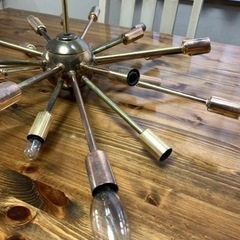 交渉中)アンティーク照明24灯スプートニクランプです。