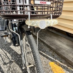 (ジャンク)子供乗せ 電動アシスト付自転車 パナソニック 黒