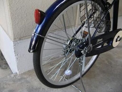 自転車 （新古車）24インチ軽快車（LEDオートライト、ローラー 
