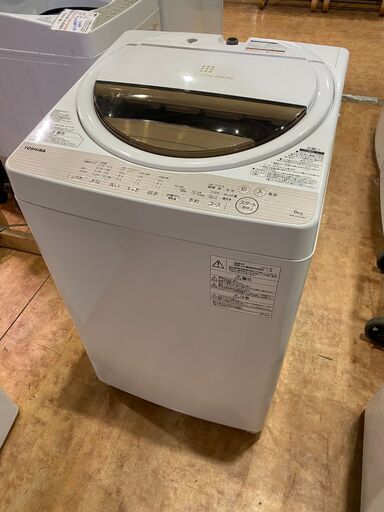 【愛品館市原店】東芝 2017年製 6.0Kg洗濯機 AW-6G5 【愛市I4S030983-104】