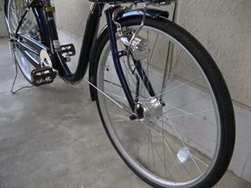 自転車 （新古車）24インチ軽快車（LEDオートライト、ローラー 