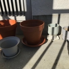 IKEA植木鉢、イタリア製鉢、ソーラーライトなどセット