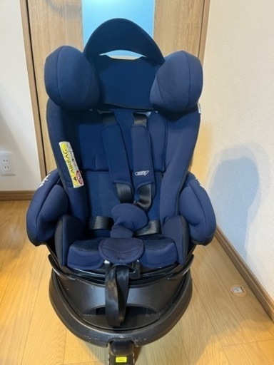 【取引完了】ディアターンプラス ISOFIX AB ネイビーNV 回転式[チャイルドシート 新生児 回転式 ベッド isofix]
