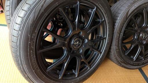 205/55R17 ダンロップ ルマン V LM5 ウエッズ レオニス ナヴィア 02 4本セット