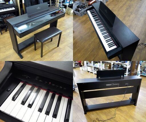 現状品 YAMAHA クラビノーバ 電子ピアノ CLP-122 88鍵 イス付 ヤマハ
