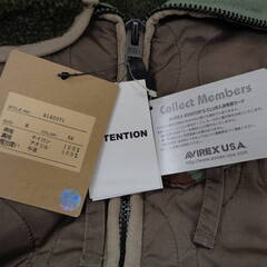 AVIREX アヴィレックス 裏フリースキルティングジャケット No.6182071