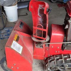 除雪機　動作未確認（キャブレターカバー無し）