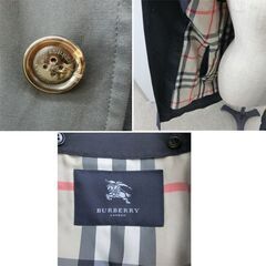 バーバリーロンドン ライナー付 ノバチェック ステンカラーコート M 
