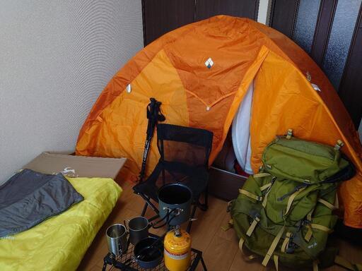 交渉中【総額14万くらい！】snowpeak、montbell等キャンプフルセット