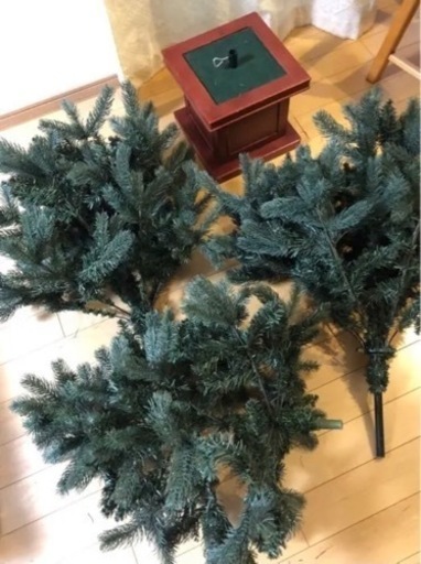 クリスマスツリー 電飾付セット 大型 縦約180cm×横約80cm
