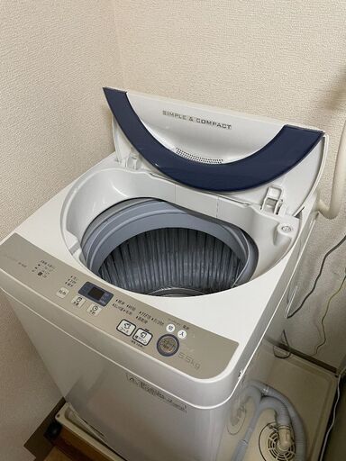 ●SHARP全自動洗濯機【ES-GE55R-H / 2016年製】