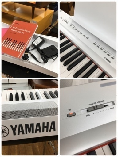 S725 ヤマハ YAMAHA 電子ピアノ Pシリーズ 88鍵盤 ホワイト P-125WH