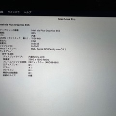 中古！MacBook Pro 13inch 2018