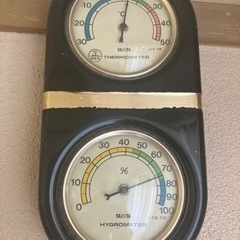 昭和レトロ 温湿度計　