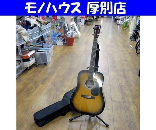 Sepia Crue アコースティックギター フォークギター W-130-TSソフトケース付き 初心者向け セピアクルー 札幌 厚別店