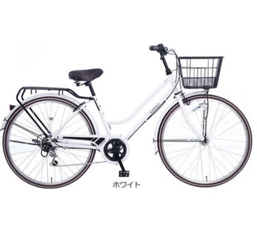 自転車　26インチ　白　asahi