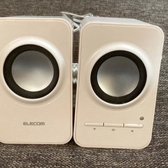 【中古】ELECOM/コンパクトUSBスピーカー/MS-P05UWH