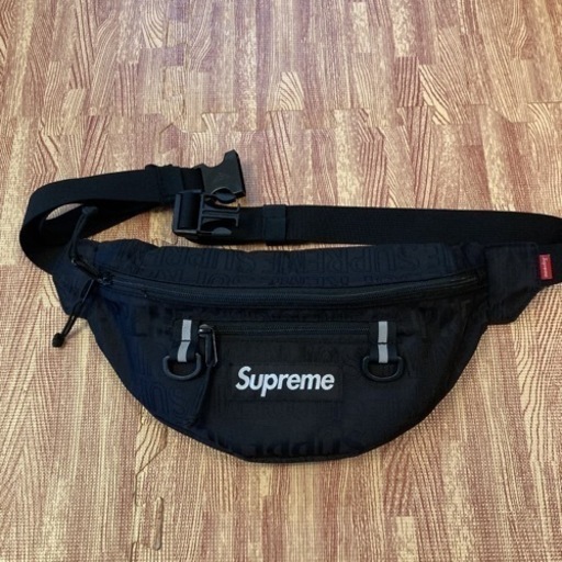 supreme waist bag black 19ss 新品未使用