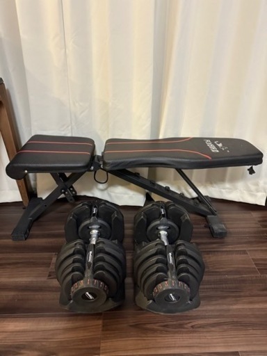 Motions 可変式ダンベル　40kg ベンチ付