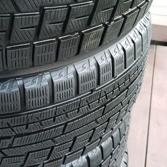 値下げしました。ベルファイヤー、アルファードにぴったし❕スタッドレス245/45/18　　バリバリ山有り　19年度制方べり、パンク修理傷無し❕