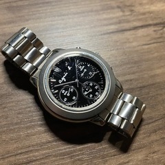 【取引中】agnes b. 腕時計　V654-6100 ブラック
