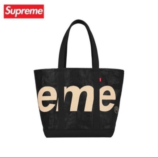 その他 supreme raffia tote bag Black