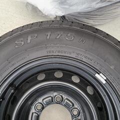 新車外し　美品　ハイエース　純正ホイール・タイヤ・ホイールキャップ4本セット　7型