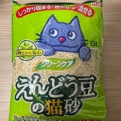 アース・ペット クリーンケア えんどう豆の猫砂 6L