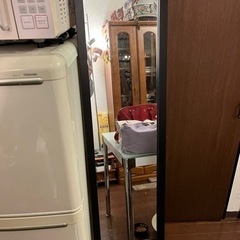 洗濯機、冷蔵庫、電子レンジ、ミラー4点セット